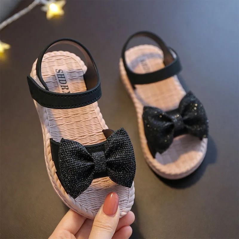 

Toddler Infant Kids Baby Girls Party Princess Shoes Sandals Children Girls Sandals Bowknot Beach Children's Shoes Performance