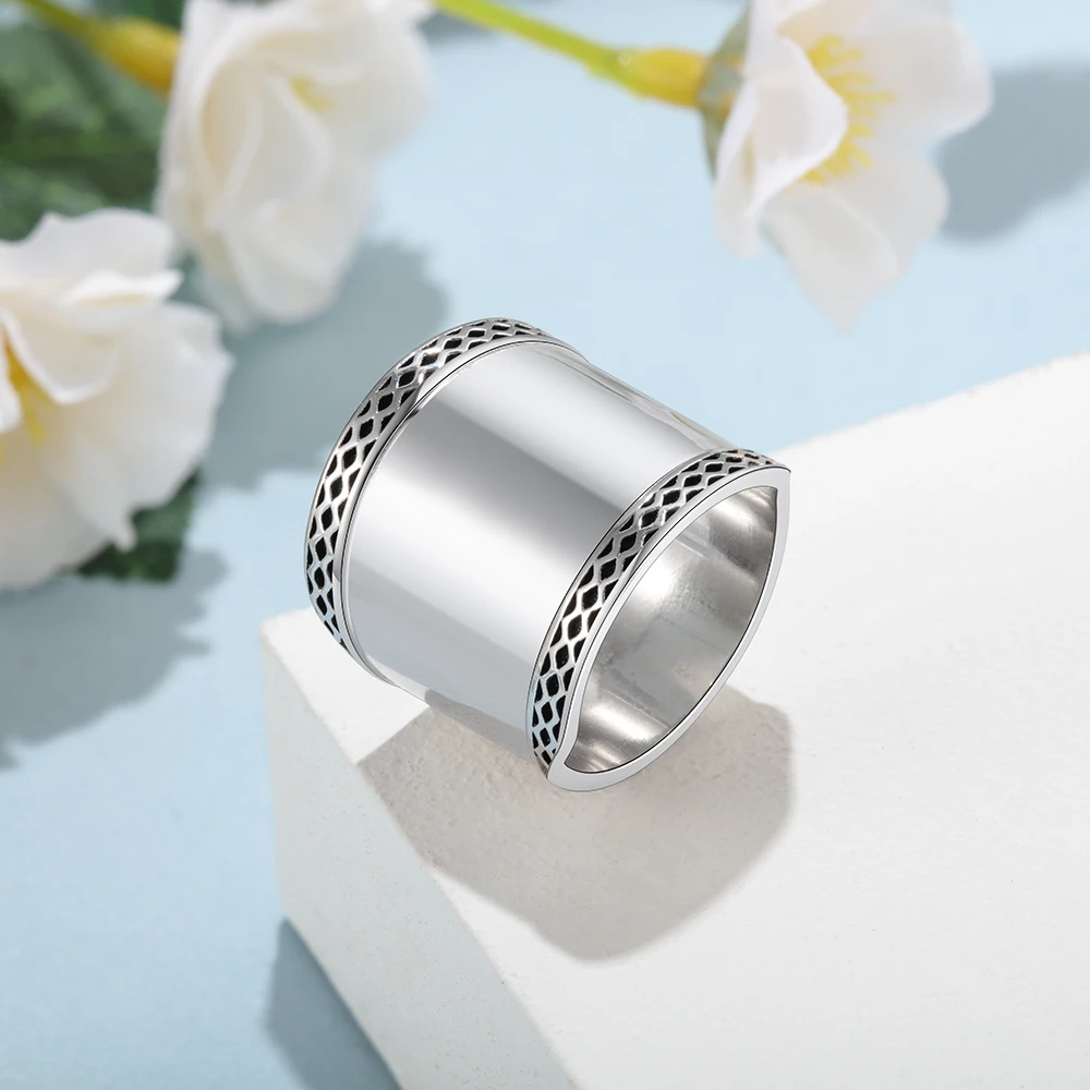 Винтажные кольца из стерлингового серебра 925 пробы свадебные с волнистым