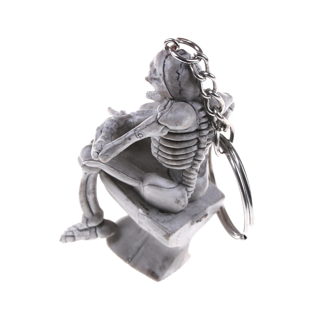 MenSkull Туалет кошелек сумка резиновый брелок для ключей мода Рождественский