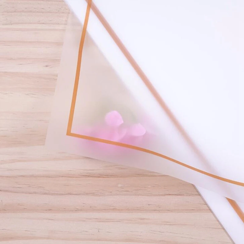 20 шт./лот оберточная бумага чистая граница цветок букет флорист поставки