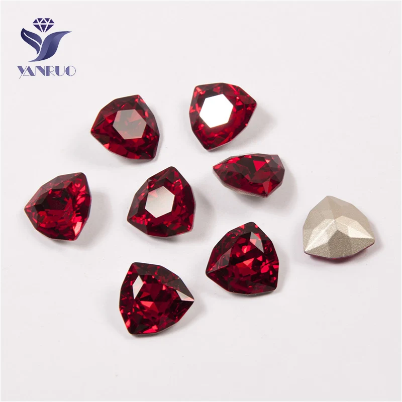 Siam Yanruo 4706 Trilliant Стеклянные Камни DIY Strass острый задний кристалл для нашивки Стразы все для шитья аксессуары - Цвет: Siam
