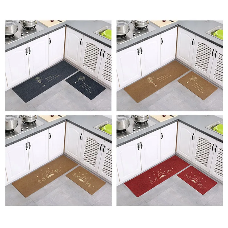

Fuwatacchi Rectangle Kitchen Floor Mats Printed Bathroom Carpet Home Entrance Doormat Tapete Sala for Living Room Bedroom Rugs