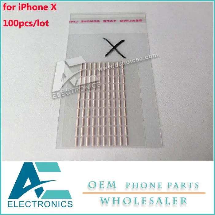 100 шт./лот наклейка для iPhone 12 11 PRO MAX X 8 plus p 7 6p 6 6s индикаторы наклейки с датчиком