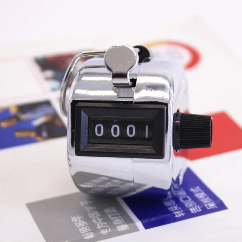 4 цифр Ручной учетный счетчик цифровой Гольф кликер ручная тренировка подсчета