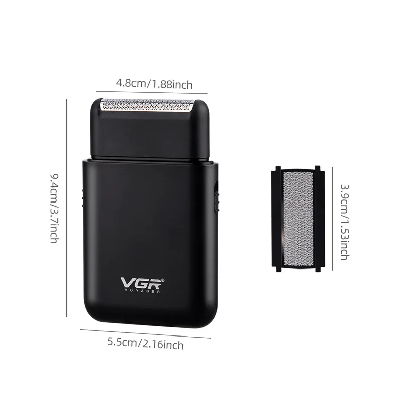 

CkeyiN New Portable Electric Shaver Mini Beard Trimmer For Men Cordless Reciprocating Razor Machine USB Charging Washable