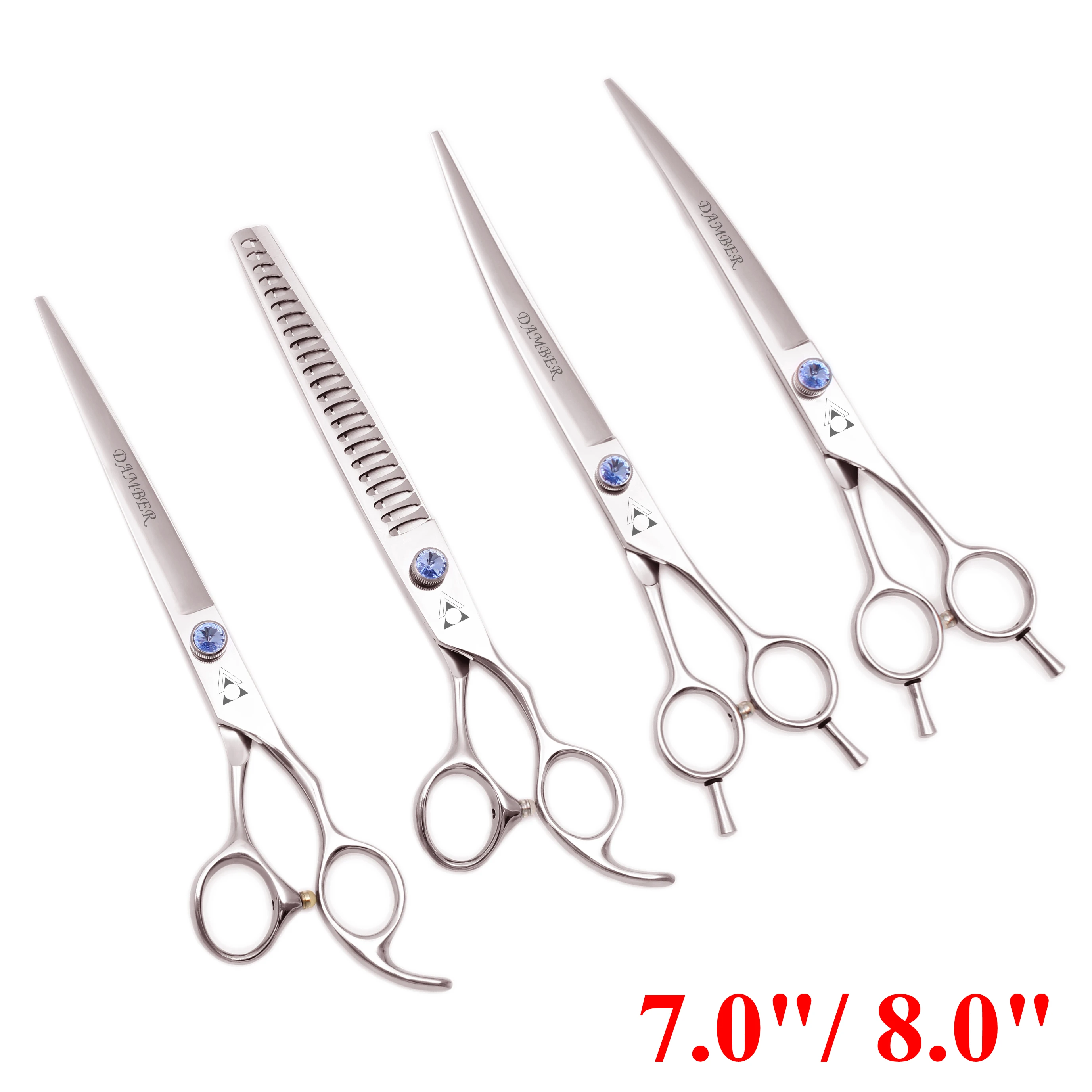 Изогнутые ножницы для груминга домашних животных и кошек парикмахерские 440C