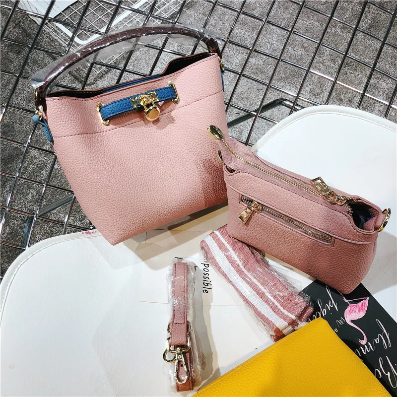 Новая женская сумка-мешок из мягкой искусственной кожи сахарного цвета женские