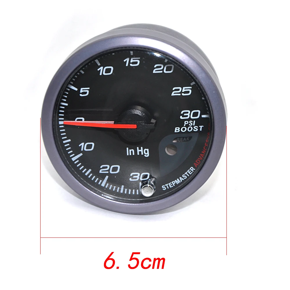 2 5 дюймов 60 мм Boost Turbo Gauge PSI белый и оранжевый двойной светодиодный дисплей с