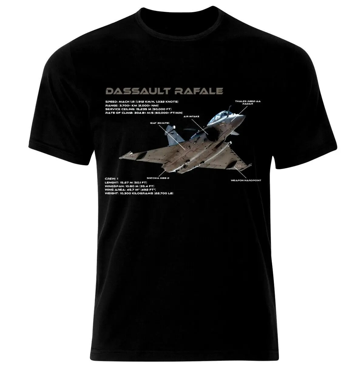 

Rafale Air Fighter Aircraft Jet Aerospace Aircraft Blueprint T-Shirt. Summer Cotton Short Sleeve O-Neck Mens T Shirt New S-3XL
