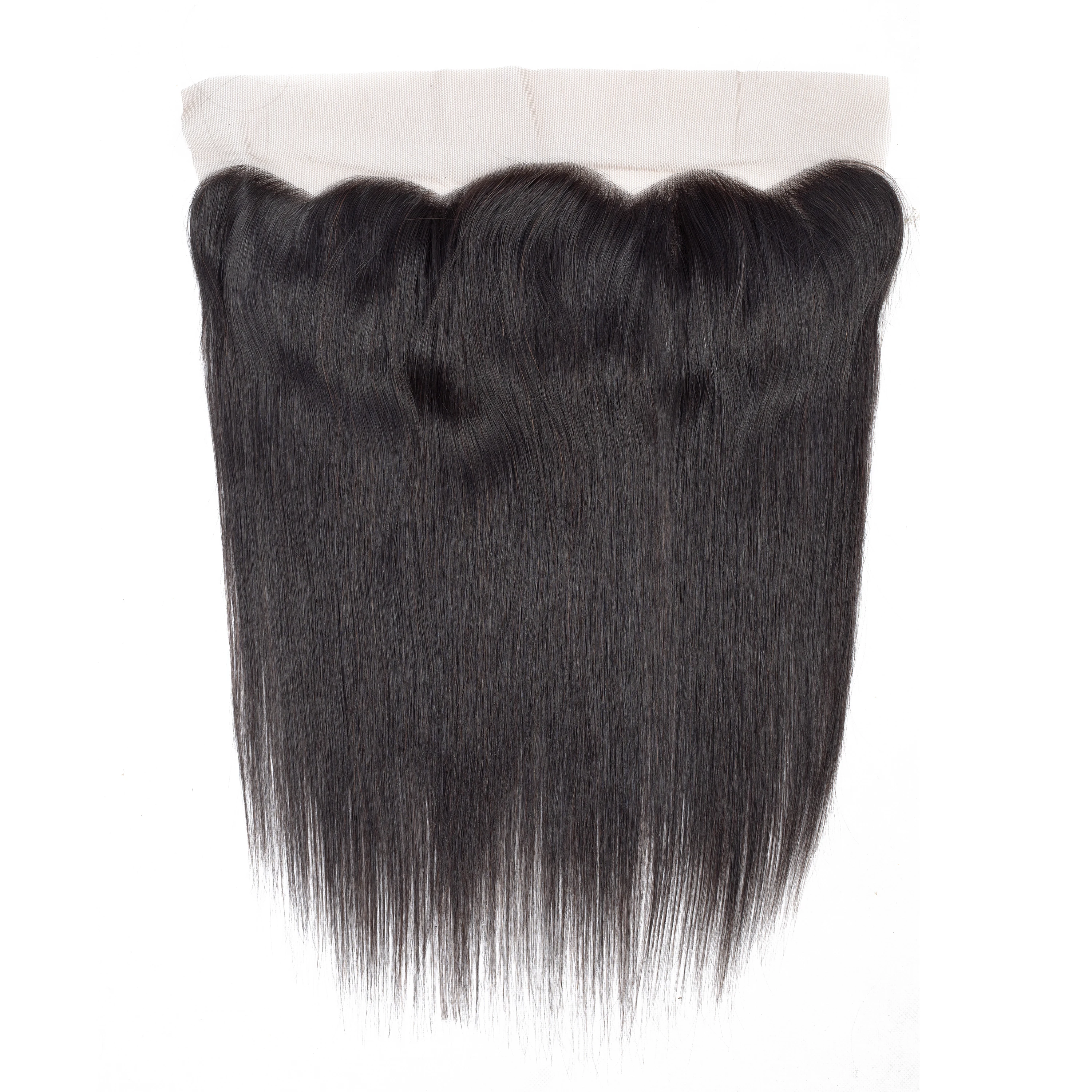 SVT волосы перуанские прямые 13*4 Кружева лобовое Закрытие с пучками не Реми