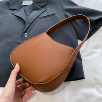 women leather handbags simple casual tote bags female designer fashion shoulder bag ladies sac vintage hobos bags brown hand bag