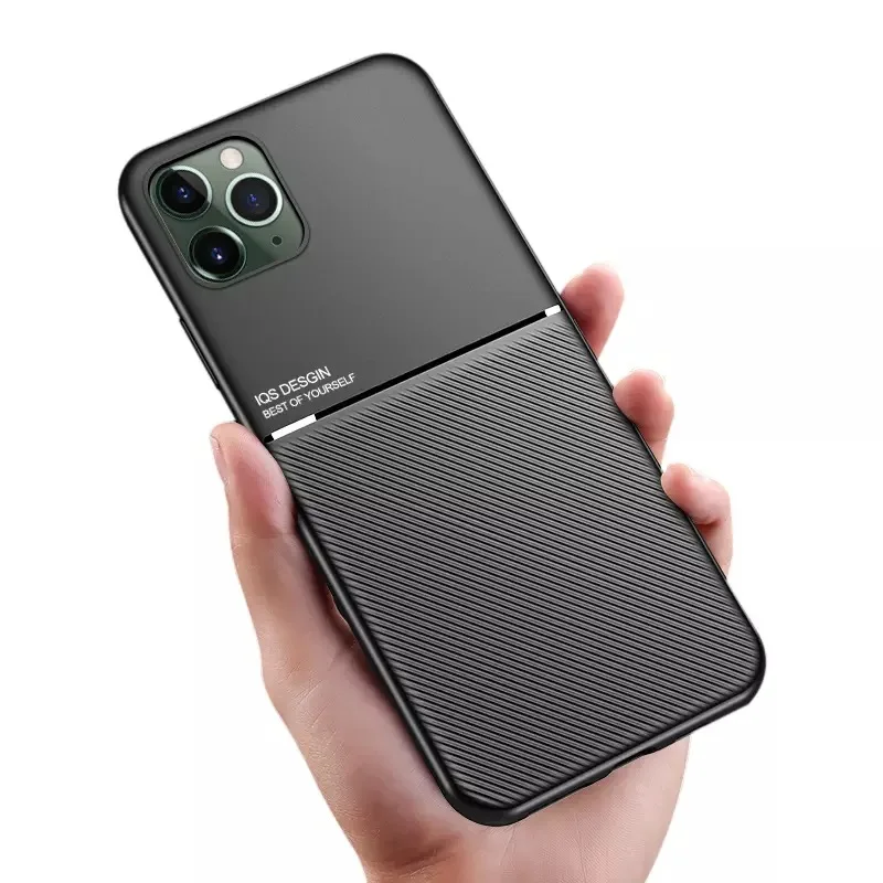 

For iPhone 11 Pro Case Slim Leather Texture Slim Matte Protective Phone Cove Cases For iPhone XR X 10 XS Max 7 8 6 6s Plus Coque