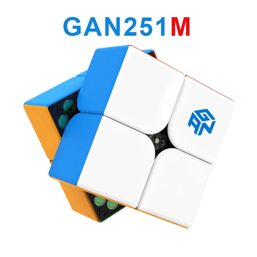 

GAN251M Магнитный 2x2x2 магический куб GAN251 M 2x2 Магнитный скоростной куб GAN 251 M Головоломка Куб Magico Gans игрушки для детей
