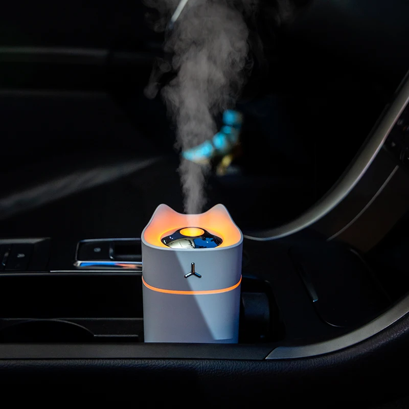 

Portable Travel Ultrasonic Humidifier USB air Aromatherapy Diffuser with 800mAh Built-in Battery Rechargeable Mist Maker Fogger