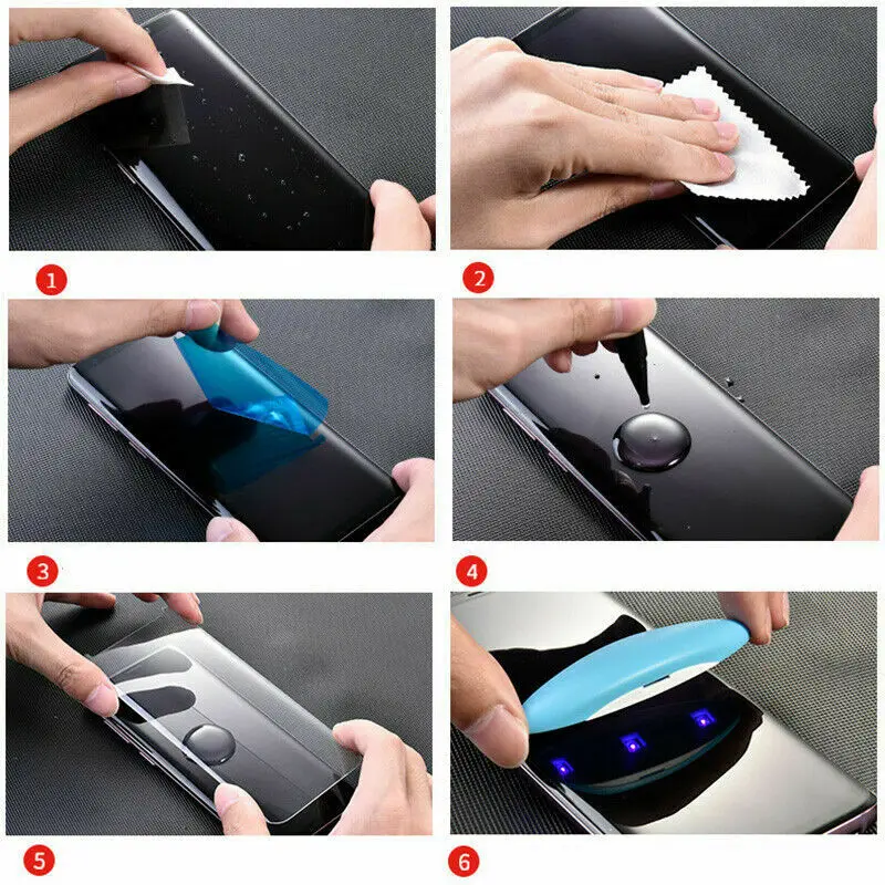 9H изогнутое уличное жидкое УФ Клей закаленное стекло для OPPO Reno 3 Pro Анти шпионское