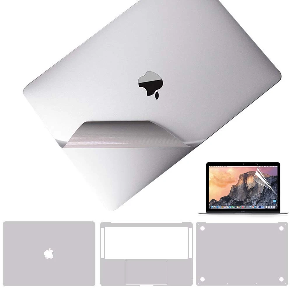 Защитная виниловая наклейка для Apple Macbook Pro1" A2141 13" 1" A1989 A1707 A1706 верхняя/Нижняя/сенсорная панель/защитная пленка