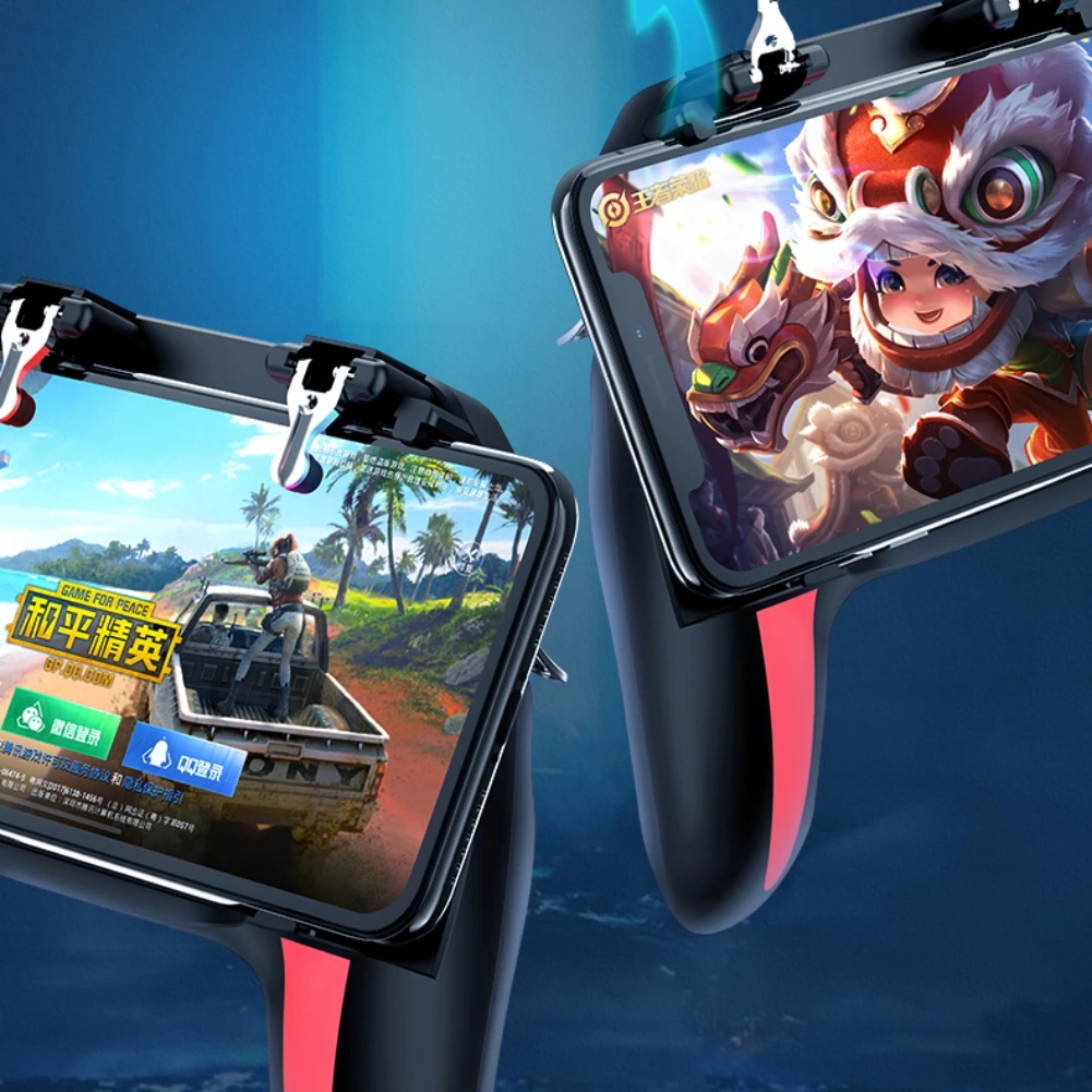 H10 геймпад PUBG контроллер двойной крутой вентилятор 2500/5000 мАч power Bank игровой контроллер Джойстик для Мобильные телефоны Android IOS Телефон
