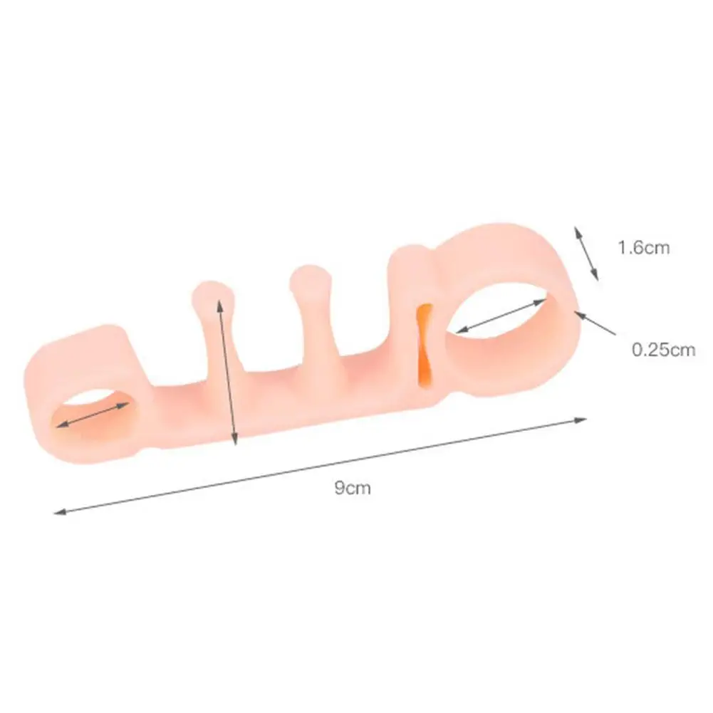 

1 Pair Toe Separators Bunion Elastic Corrector Straighteners to Care Bunion Spacers Bunion Hallux Foot Tools Relief Valgus O6O1
