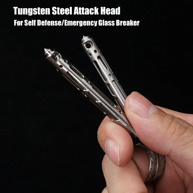 

High Quality Titanium TC4 Mini Tactical Pen Self Defense Outdoor EDC Tool Keychain Pocket Business Writing Pen Collection Pen