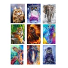 25 узоров, Животные 5D Diy алмазная живопись Набор для вышивания крестиком стены Стикеры Diamond арт мозаика вышитая картина подарок на Новый год