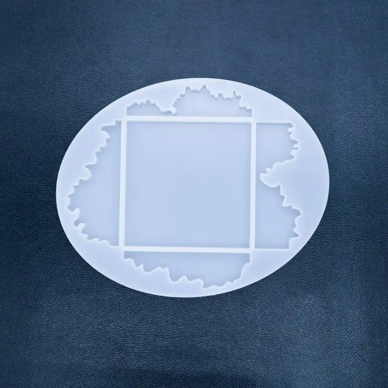 

Transparent Silicone Irregular Coaster Cup Mat Resin Mold Jewelry Making Epoxy DIY Craft Mould For Home Accessories