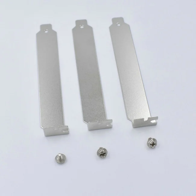 200 шт./лот никелированный чехол для компьютера задний слот кронштейн pci пустой