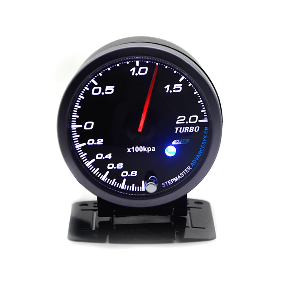 DRAGON GAUGE 60 мм 2 0 бар Boost Turbo черный цвет двойной светодиодный цветной дисплей |