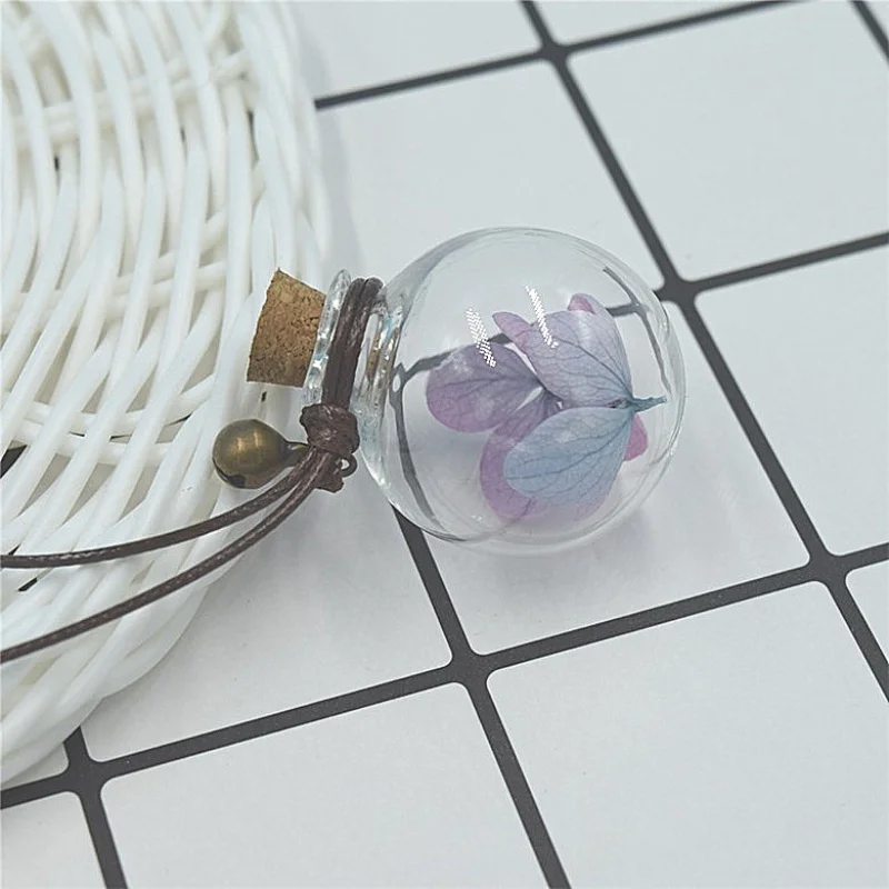 Автомобильный подвесной стеклянный парфюм пустая подвесная бутылка с цветком