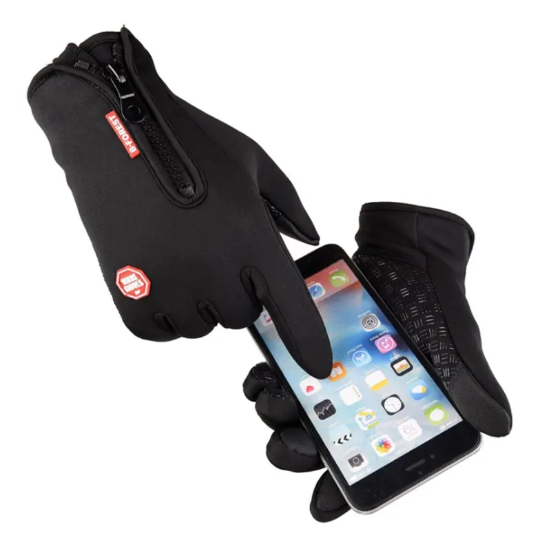 Ветрозащитные спортивные перчатки с сенсорным экраном Hik износостойкие теплые