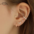 Женские серьги-гвоздики CANNER из серебра 925 пробы, 1 пара