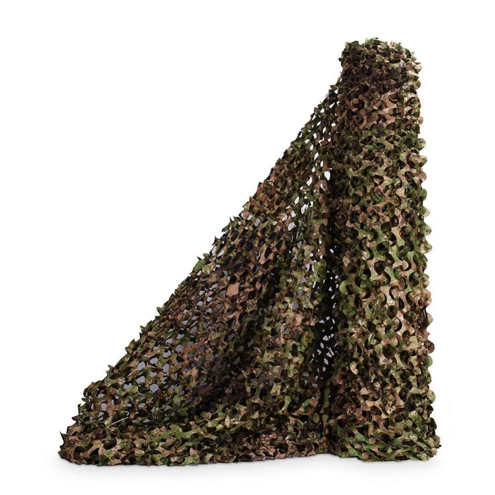 Снайперская камуфляжная сетка Маскировочная Сетка жалюзи ghillie Костюмы отлично подходит для защиты от солнца Военная тактическая одежда стрельба охота