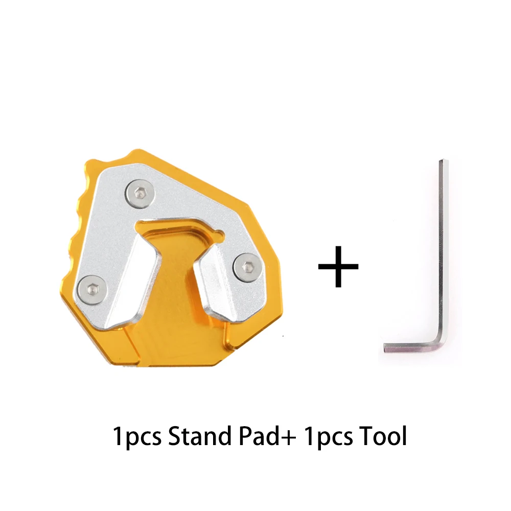 Motorcycle Side Stand Extension Pad for BMW S1000XR 2015 2016 2017 2018 Non-slip CNC Kickstand Protector Enlarger Support Plate |