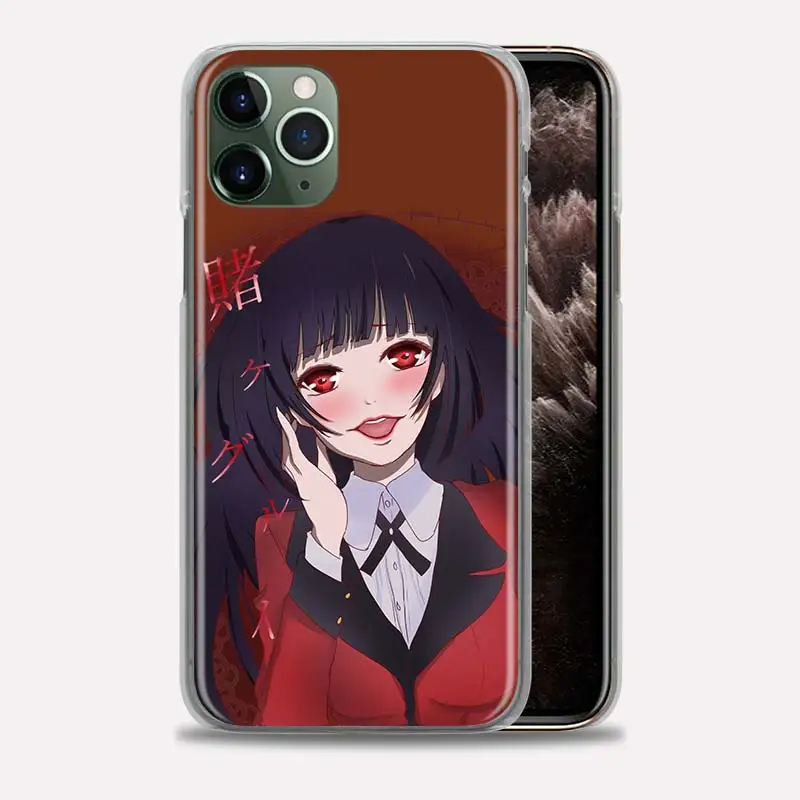 

Hard PC Phone Case for iPhone 12 11 Pro Max Cover for iPhone 7 Plus SE 2020 X XS XR 8 6 6S Shell Fundas kakegurui Anime