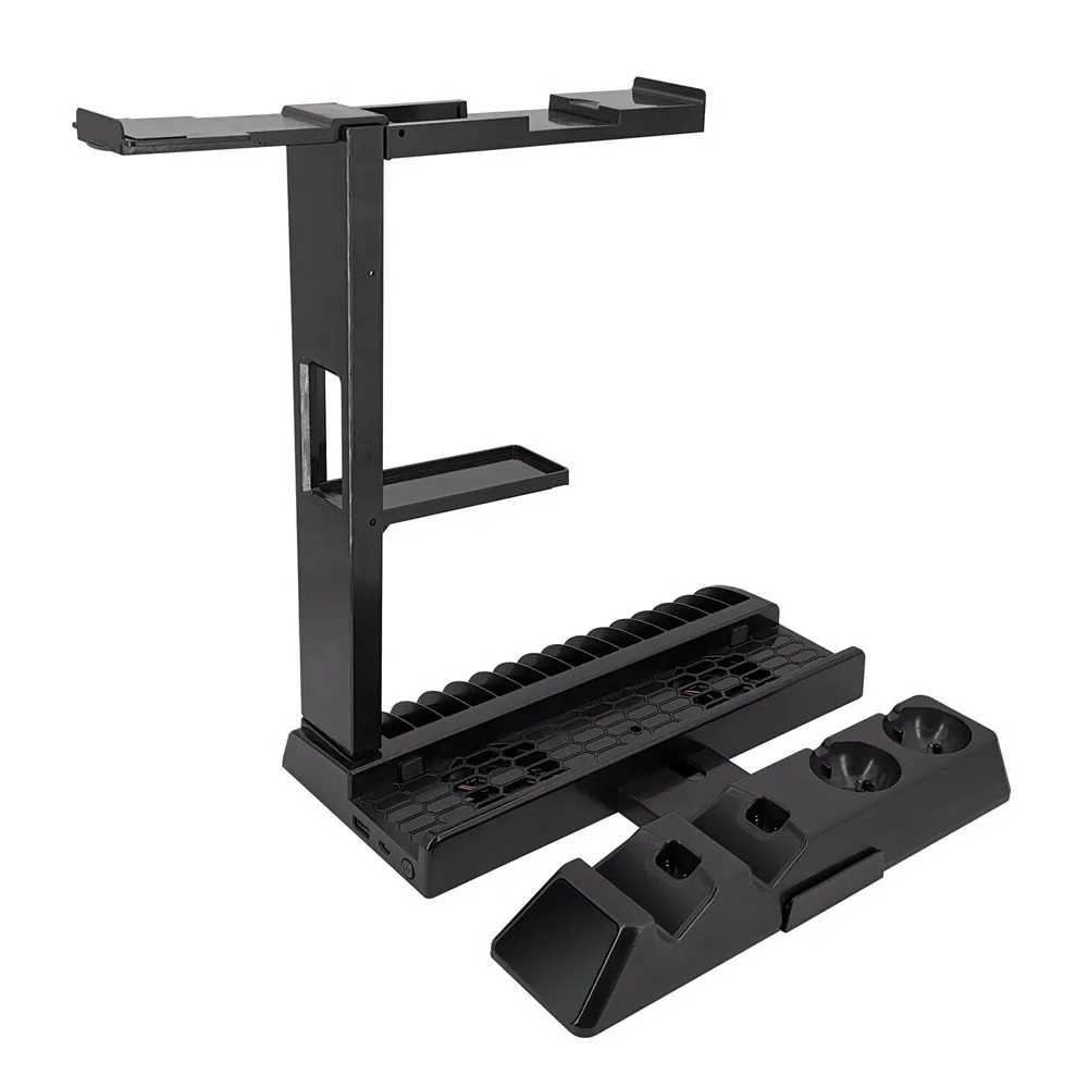 Вертикальная светодиодная док станция для зарядки + 15 шт. держателей игровых