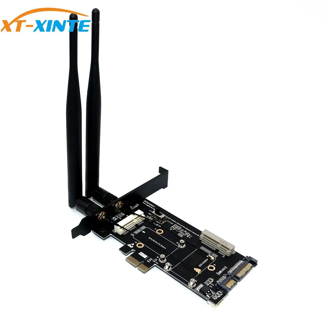 Адаптер PCI E WiFi Mini к сетевая карта mSATA SSD SATA 2 5 адаптер со слотом для SIM карты