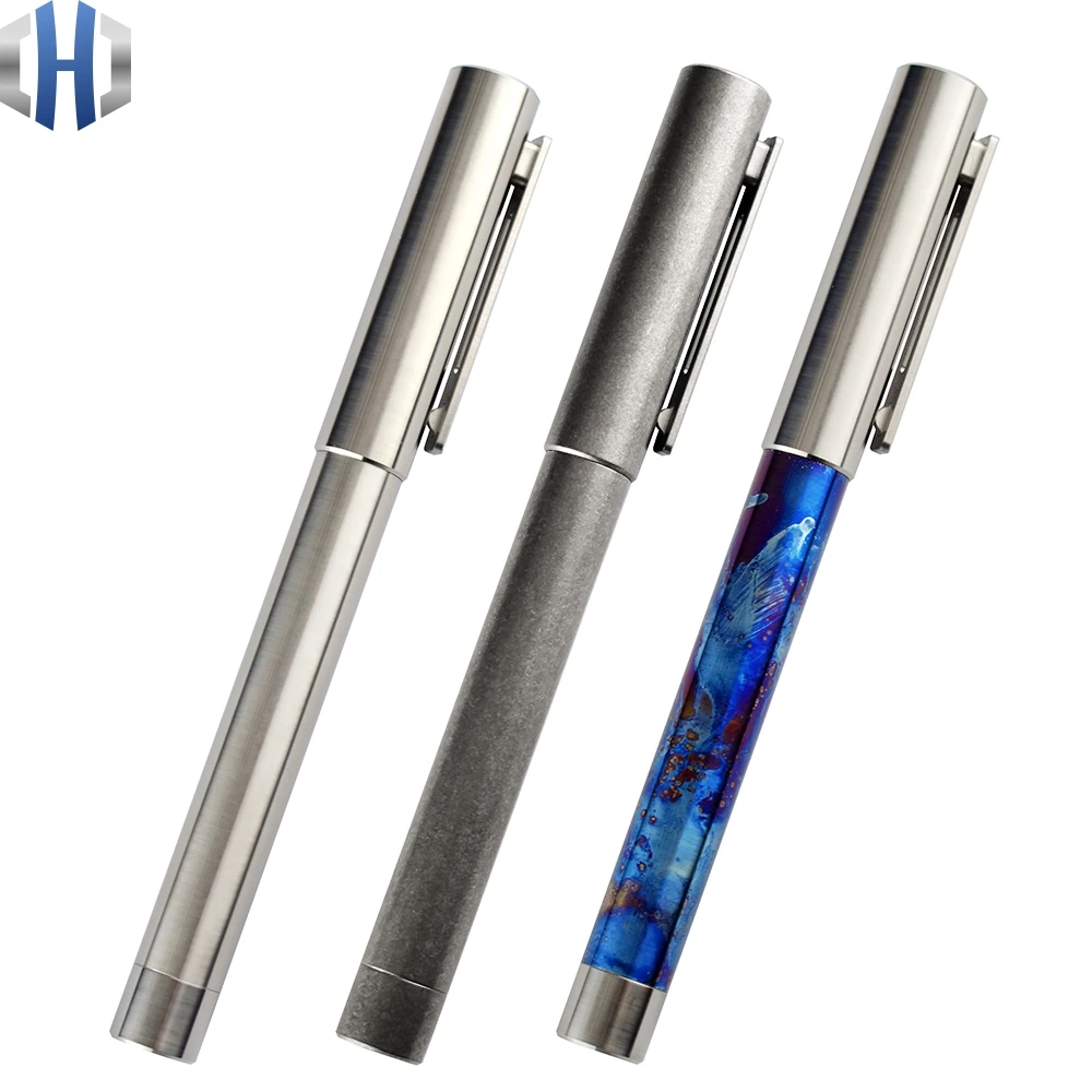 Murah Titanium Alloy Hadiah Siswa Tanda Tangan Pena Taktis Pertahanan Diri Pena Baja Tungsten Jendela Rusak Pen