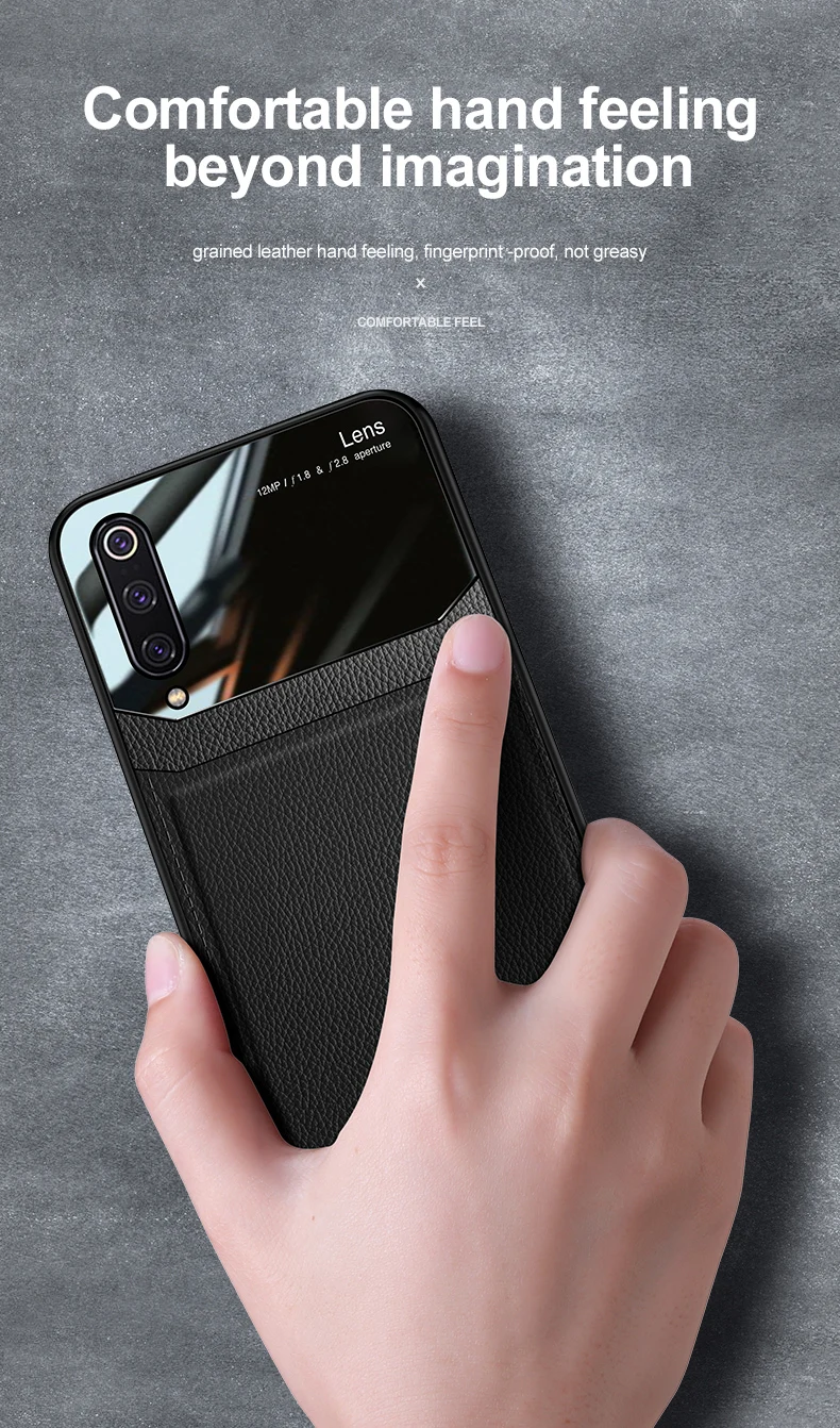Чехол, для samsung Galaxy A50 A70 на кожаном зеркальном стекле Силиконовый противоударный телефон Роскошные милые чехлы