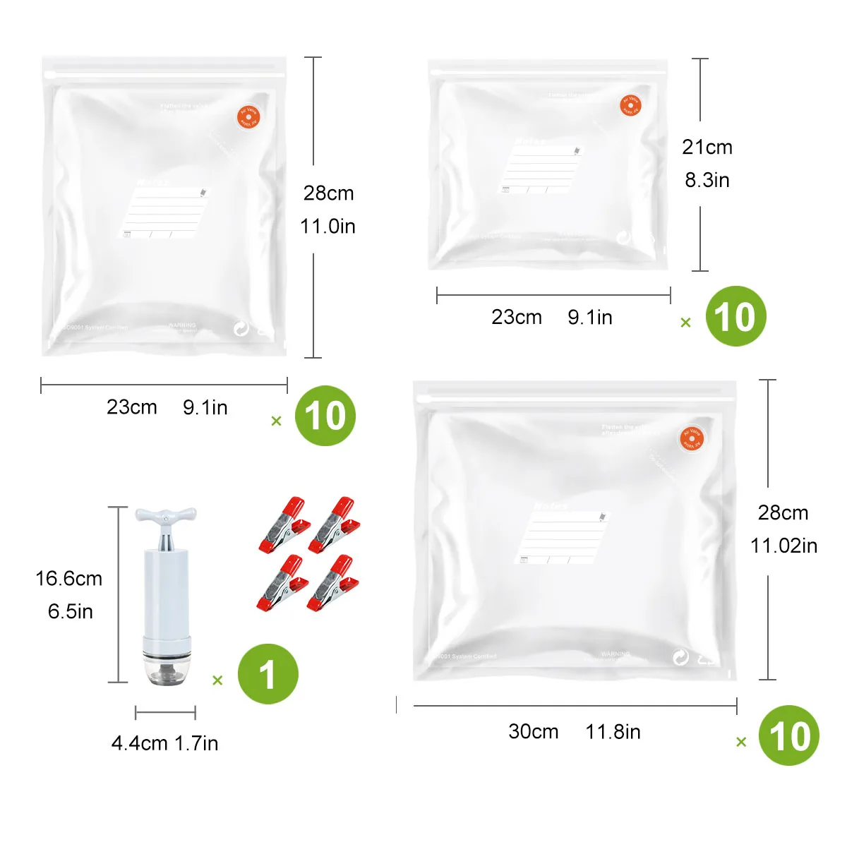 Сумка для хранения еды TAILI многоразовая вакуумный Хранитель мешков
