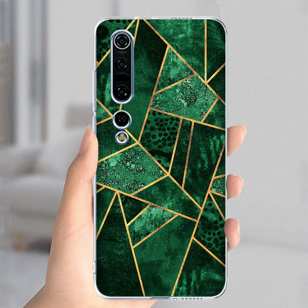 Глянцевый мраморный чехол для Xiaomi Redmi Note 8T 9 8 7 Pro MI 10 10T 9T SE A2 A3 Lite 6X F1 Poco X3 мягкий тпу