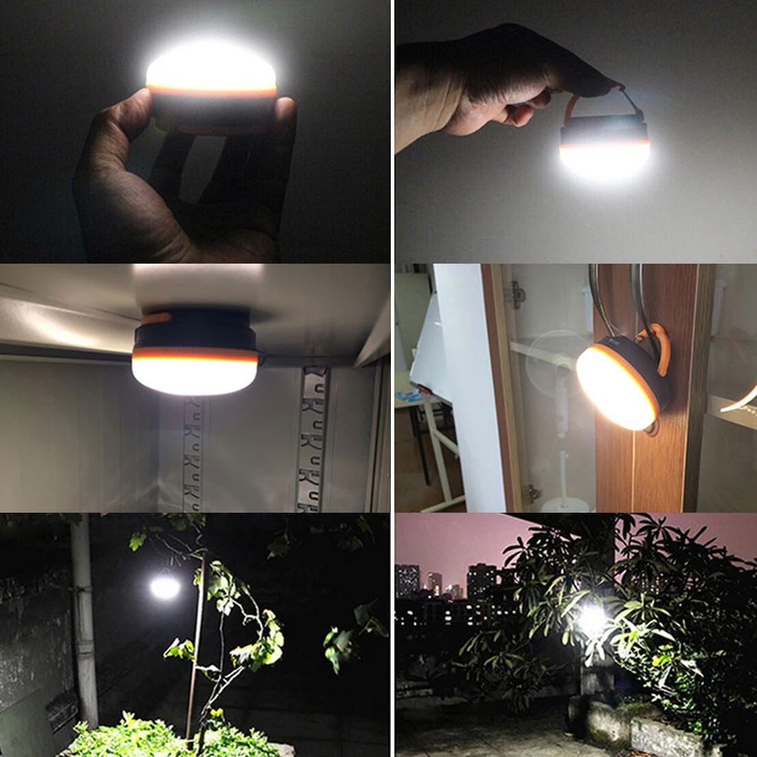 

Upgraded USB Rechargeable Camping Lights LED Tactical Camping Lantern Light LED Tent Light Outdoor Camping Accessories