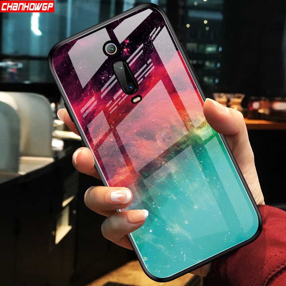 Винтажный цветной чехол из закаленного стекла для Xiaomi Mi 9T Pro A3 Lite 9 SE роскошный