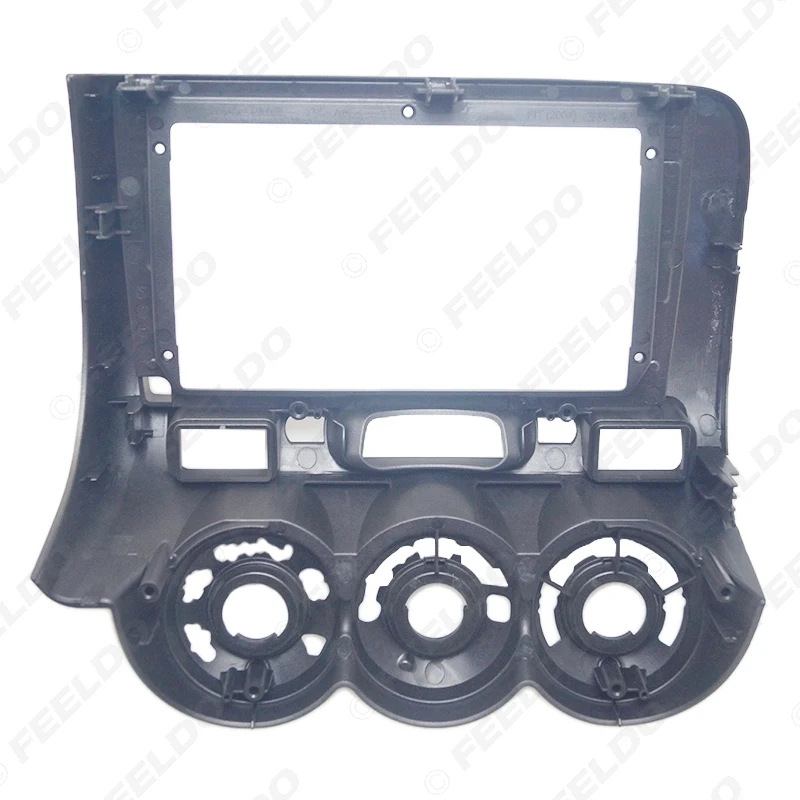 FEELDO серая Автомобильная стерео аудио панель Рамка адаптер для Honda Fit городской Jazz