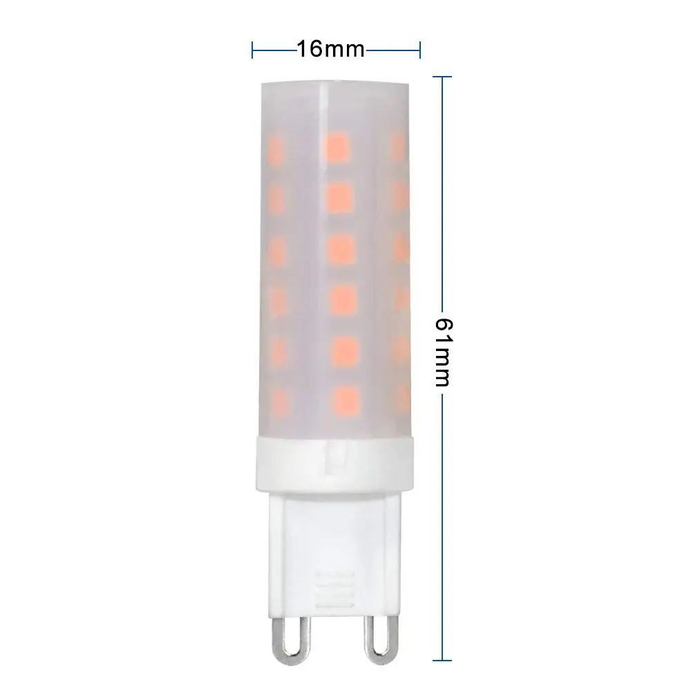 Фото G9 светодиодный светильник 0 5 W ПК Керамика пламени Краски 10lm 36*2835 SMD AC 220-240V 1300K 1700K 360 G9 светодиодный светильник 0 5 W ПК Керамика пламени Краски 10lm 36*2835 SMD AC 220-240V 1300K 1700K 360