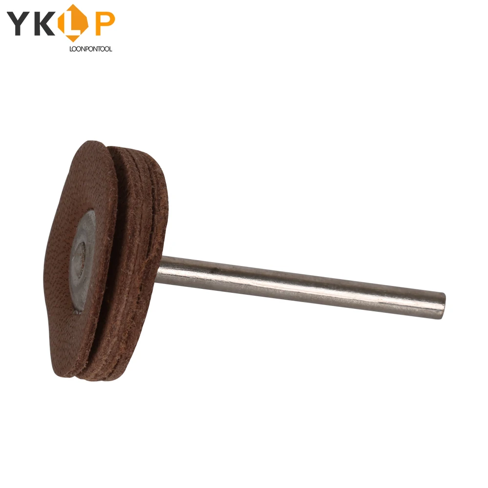 

Leather Grinding Heads Mill Amber Bright Mirror Polish Pad for Jade Carving Drill Rotary Polishing