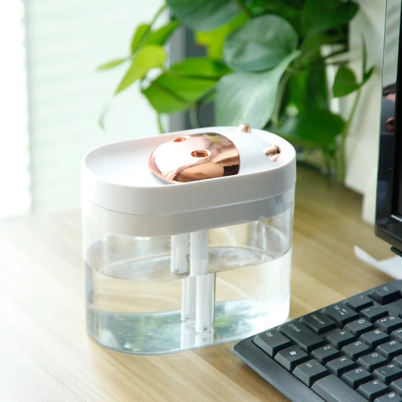 

1200 Ml Humidifiers for Bedroom, Top Fill Ultrasonic Cool Mist Humidifier with Dual Mists, Portable Air Humidifier