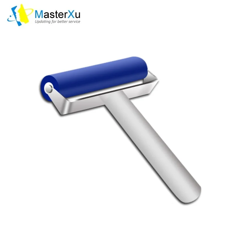 

OCA Dry Adhesive Mounting Roller Polarizing Stainless Steel Push Wheel Silica Gel Manual Roller Mobile Phone Screen Coating Tool