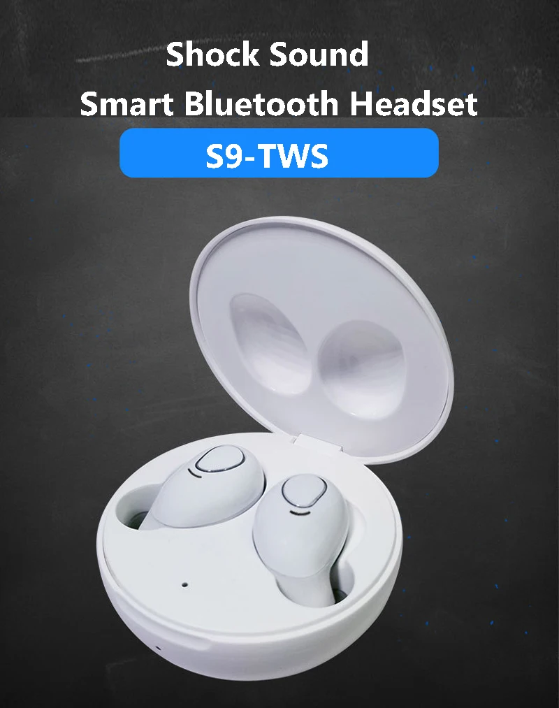 Macaron конфеты цвет S9-TWS Bluetooth гарнитура HIFI стерео Bluetooth наушники V5.0 Поддержка беспроводной зарядки