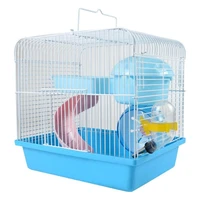 portable plastic hamster carry box for small animals guinea pig travel cage with slide ferret exercise rats sport running wheel