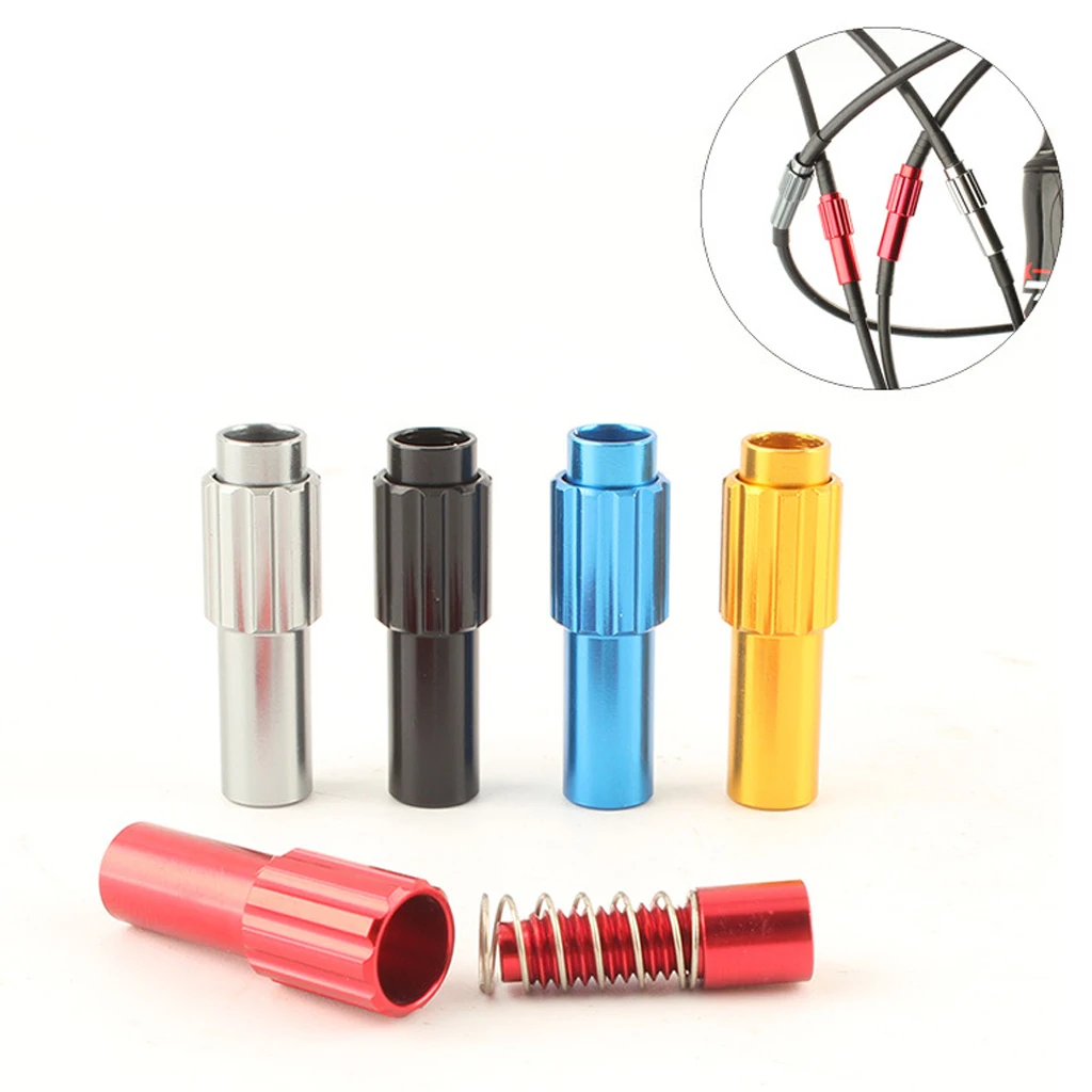 

Inline Bike Adjuster Derailleur Shifter Brake Inline Adjustment Screw with Spring