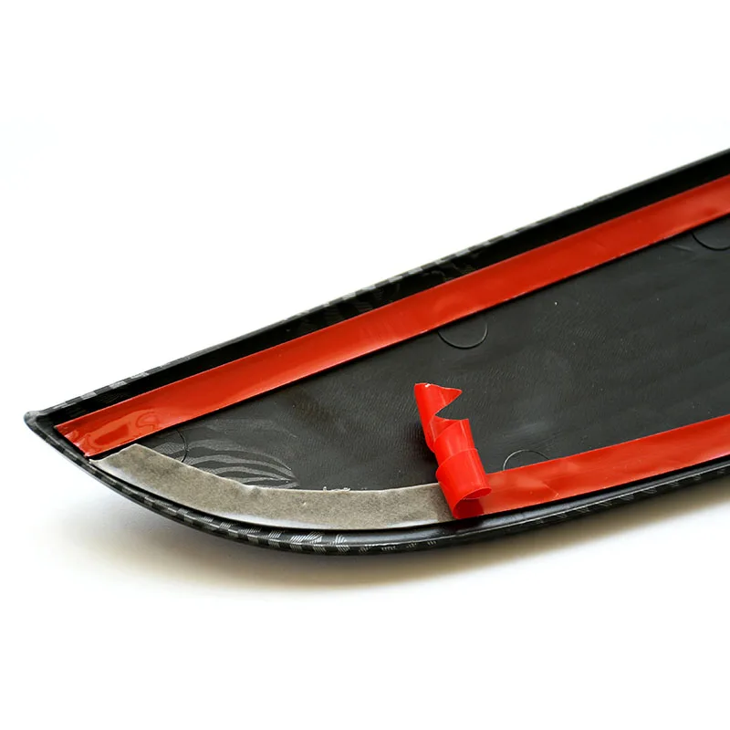 Полный комплект наклейка на дверную ручку автомобиля из углеродного волокна с